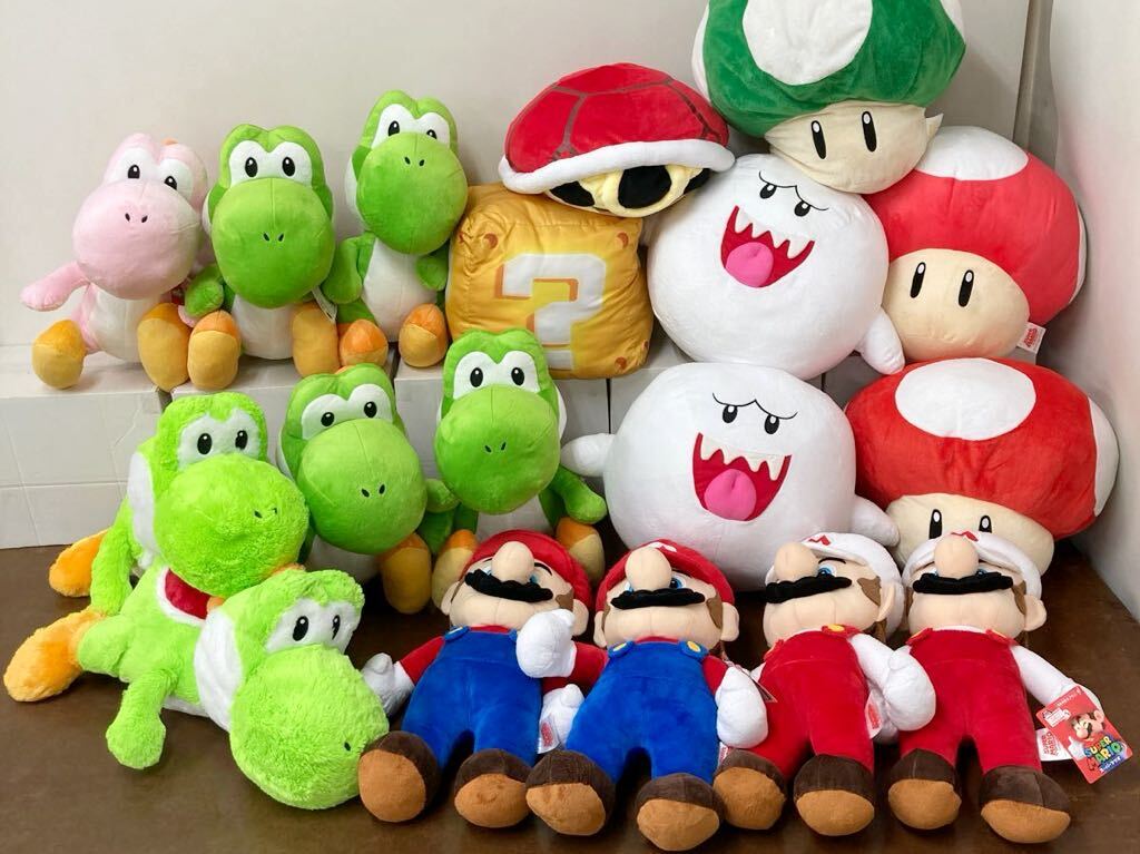 Yahoo!オークション - RR466) スーパーマリオ ぬいぐるみ 大量 Yahoo!オークション - RR466) スーパーマリオ ぬいぐるみ 大量