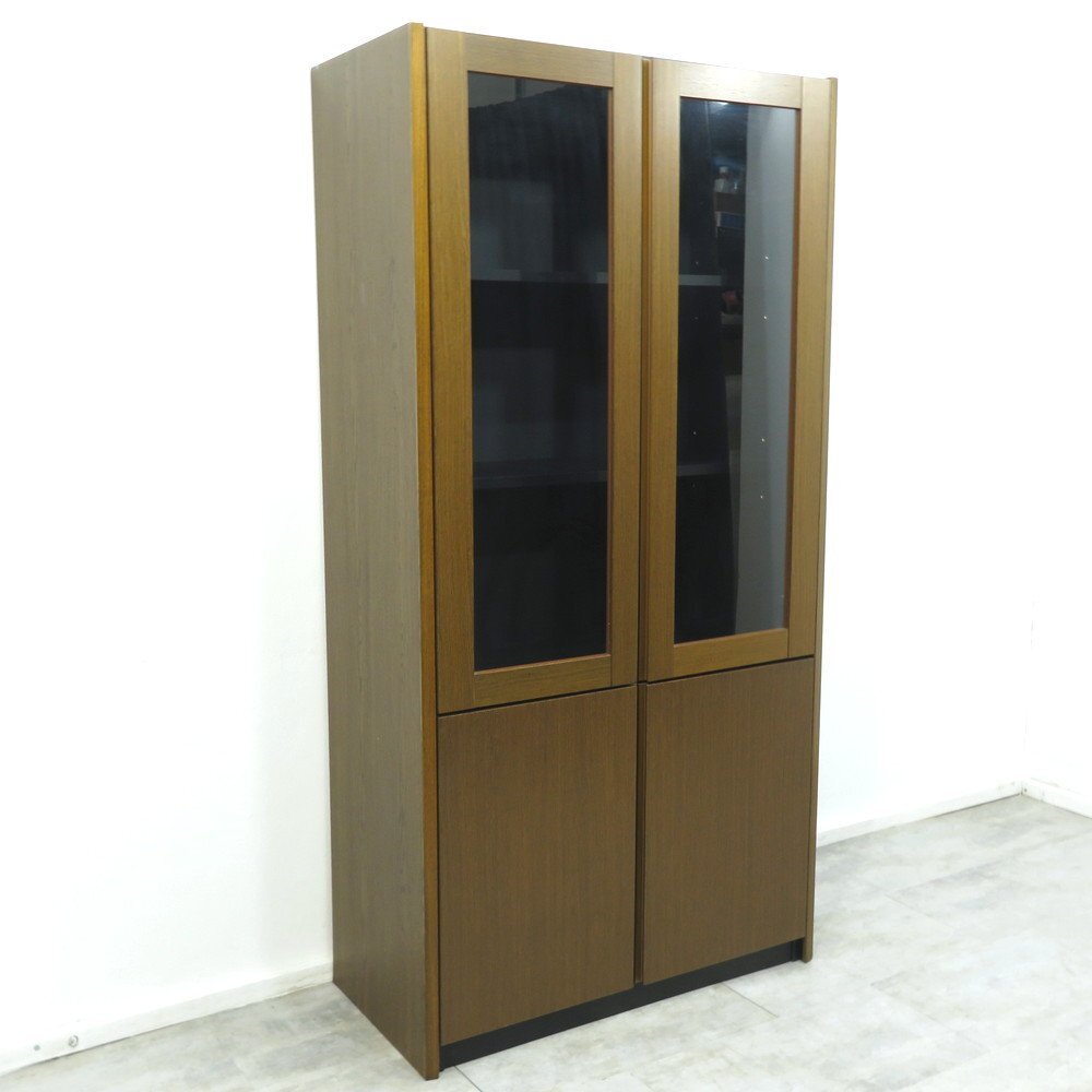 内田洋行 ED-SG 木製 ハイキャビネット ブラウン 役員書庫 内田洋行 ED-SG 木製 ハイキャビネット ブラウン 役員書庫