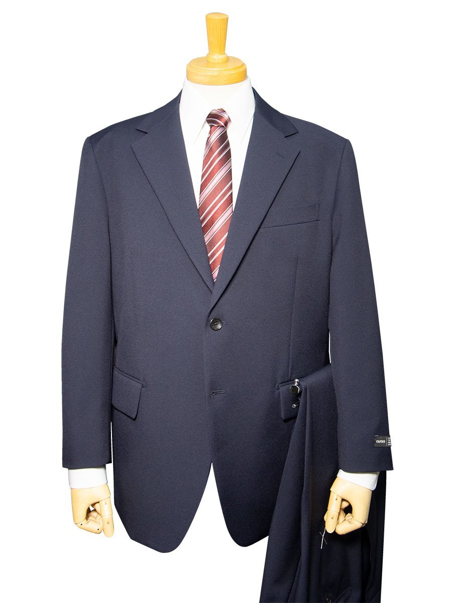 26483-22-K4 spring summer ... stretch 2 pants suit 2tsu button one tuck large adjuster attaching navy blue navy plain men's business 