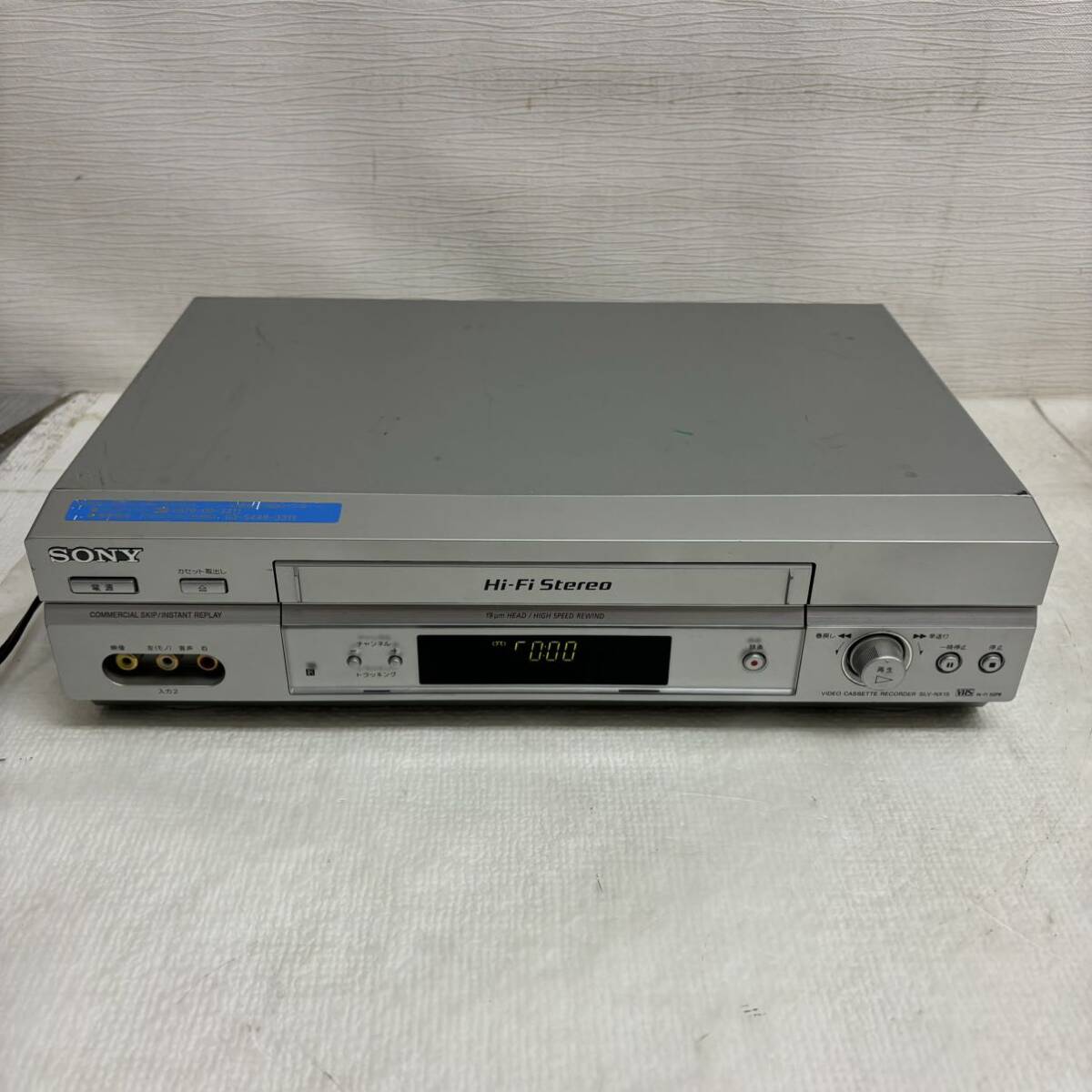 0910B6 SONY Sony видеодека VHS SLV-NX15 2005 год производства VHS видеодека звуковая аппаратура VIDEO CASSETTE RECORDER