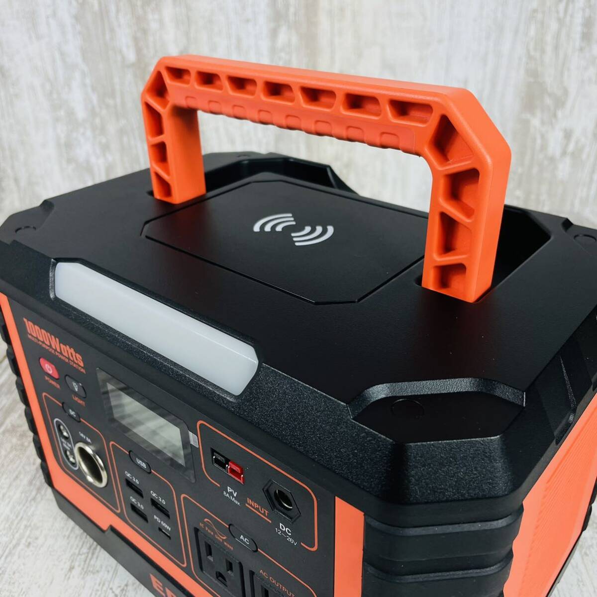 美品】EBL ポータブル電源 1000W 999Wh/270000mAh キャンプ 美品】EBL ポータブル電源 1000W 999Wh/270000mAh キャンプ
