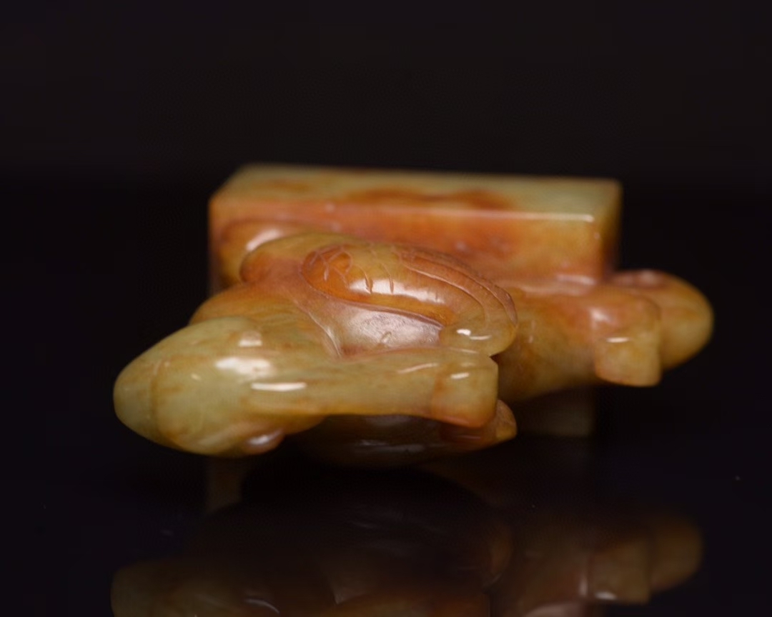 骨董*珍藏*清*古和田玉*羊脂玉*細密彫*印鑑】極細工 古賞物 中国 骨董*珍藏*清*古和田玉*羊脂玉*細密彫*印鑑】極細工 古賞物 中国