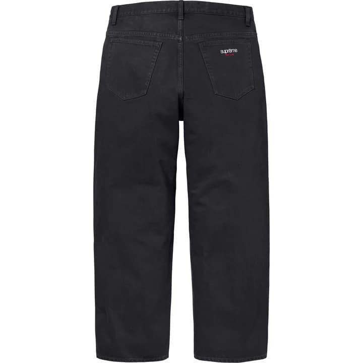 送料無料 34 黒 Supreme Baggy Jean Jeans Black 24FW 送料無料 34 黒 Supreme Baggy Jean Jeans Black 24FW