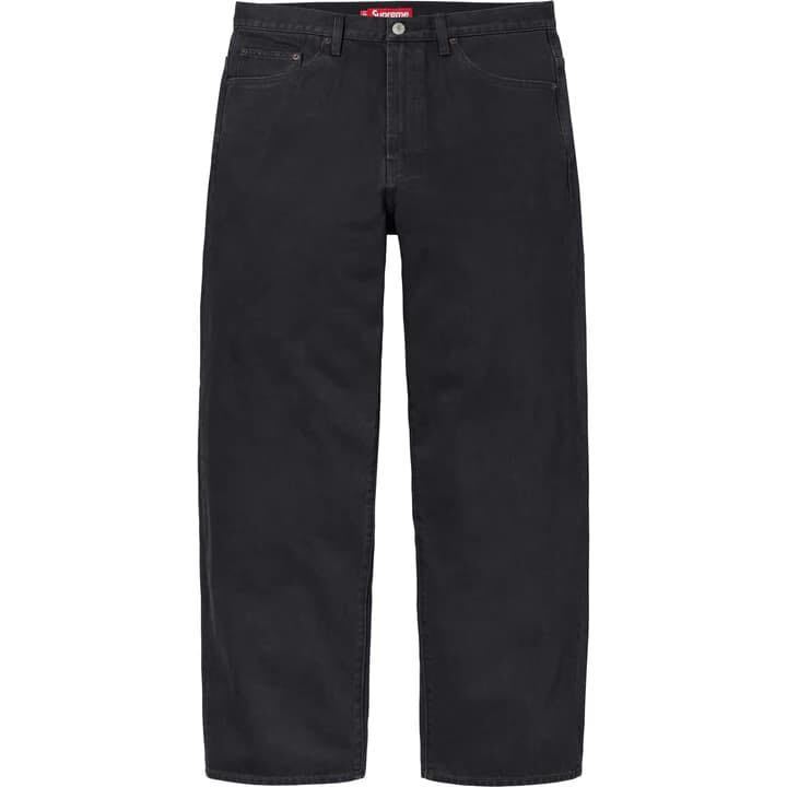 送料無料 34 黒 Supreme Baggy Jean Jeans Black 24FW 送料無料 34 黒 Supreme Baggy Jean Jeans Black 24FW