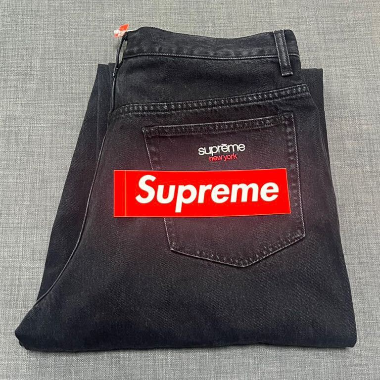 送料無料 34 黒 Supreme Baggy Jean Jeans Black 24FW 送料無料 34 黒 Supreme Baggy Jean Jeans Black 24FW