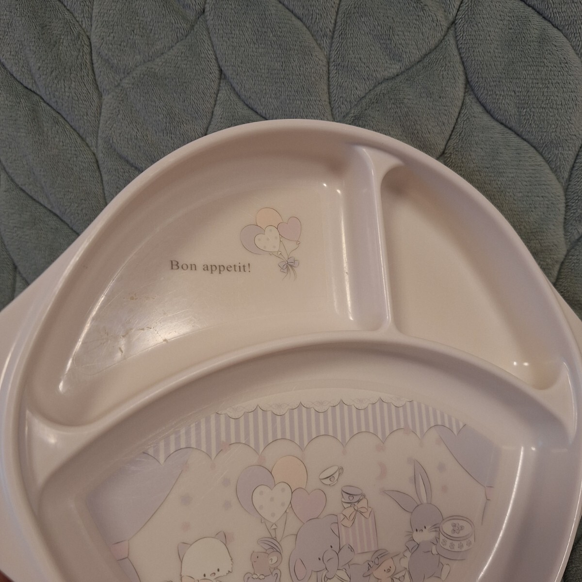 プレート 食器 ベビー食器 子供 子ども ワンプレート 動(dòng)物 かわいい 皿