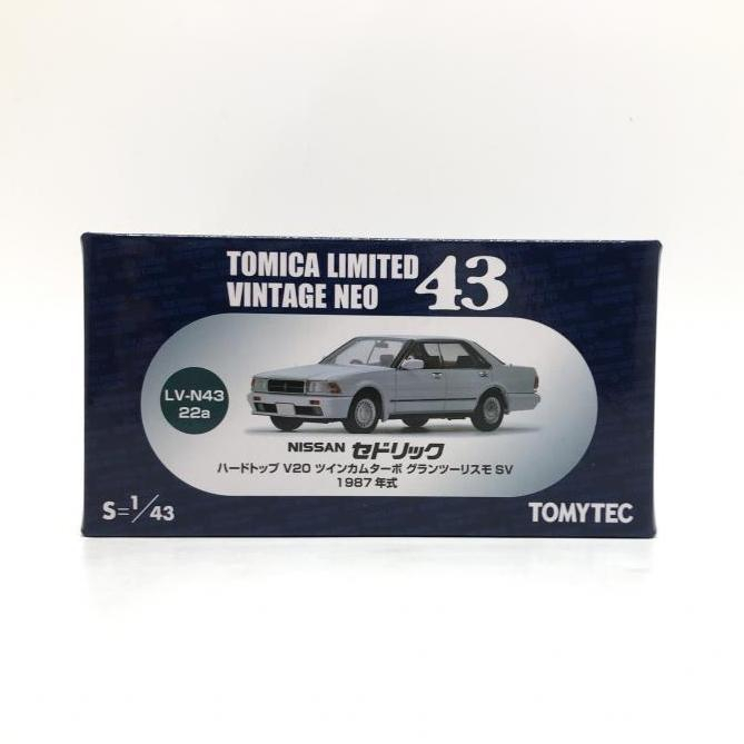 【中古】開封） １／４３ トミーテック ＬＶ－Ｎ４３－２２ａ セドリック グランツーリスモ ＳＶ (白)[249008234598]
