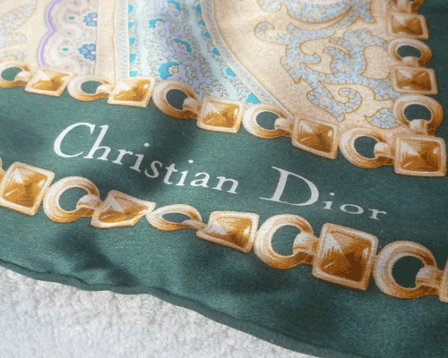  Christian Dior Christian Dior шелк 100% многоцветный peiz Lee рисунок шарф 