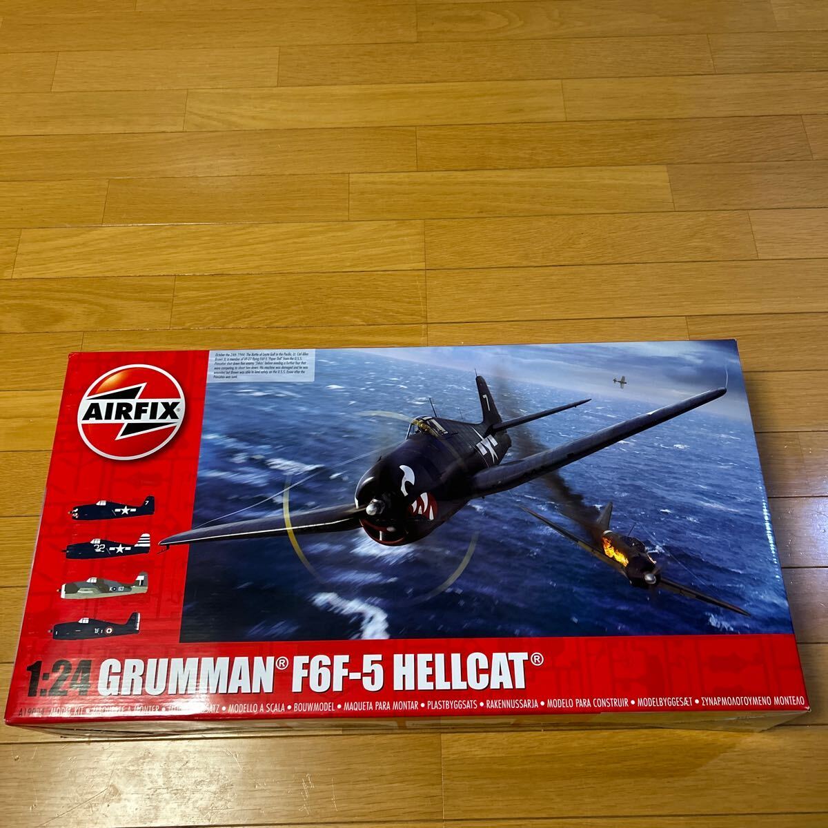 AIRFIX エアフィックス 1/24 GRUMMAN F6F-5 HELLCAT 飛行機 空軍 戦闘機 プラモデル 航空機 軍用機 未開封品 ⑦