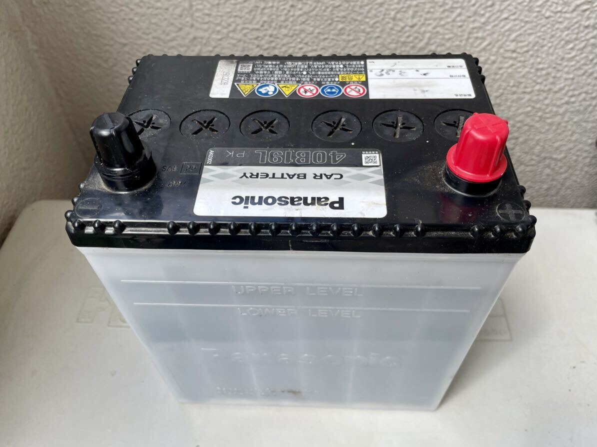 千葉県松戸市【引取り限定】中古良品・充電済み再生バッテリー・12V・パナソニック・Panasonic・40B19L・AK0302・191222