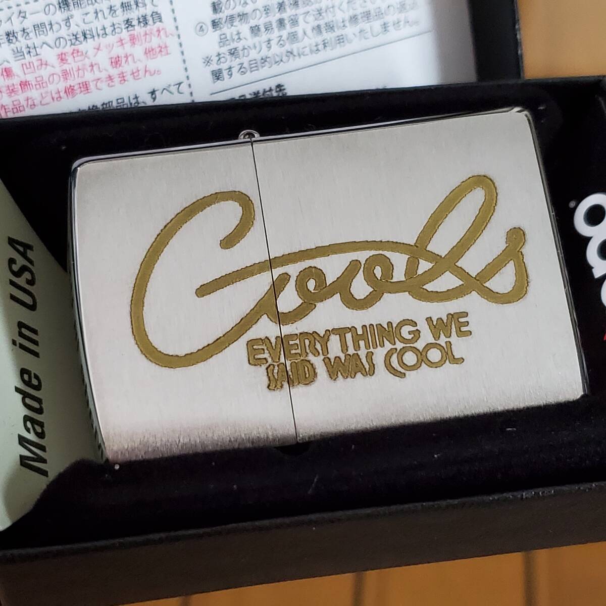 ★2023年製★クールス★Zippo Case★COOLS★舘ひろし★ジッポー★＃200★交換用ケース★彫刻★あぶない刑事