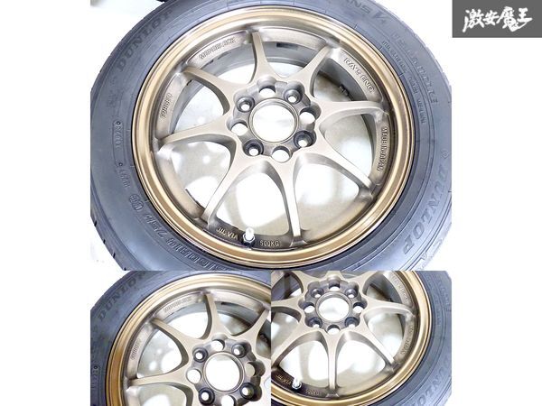 *. number size!! 2023 year tire attaching RAYS Rays VOLK RACING CE28N 14 -inch 5J +45 PCD100 4 hole 4H for 1 vehicle HA36S Alto Works immediate payment shelves B-6