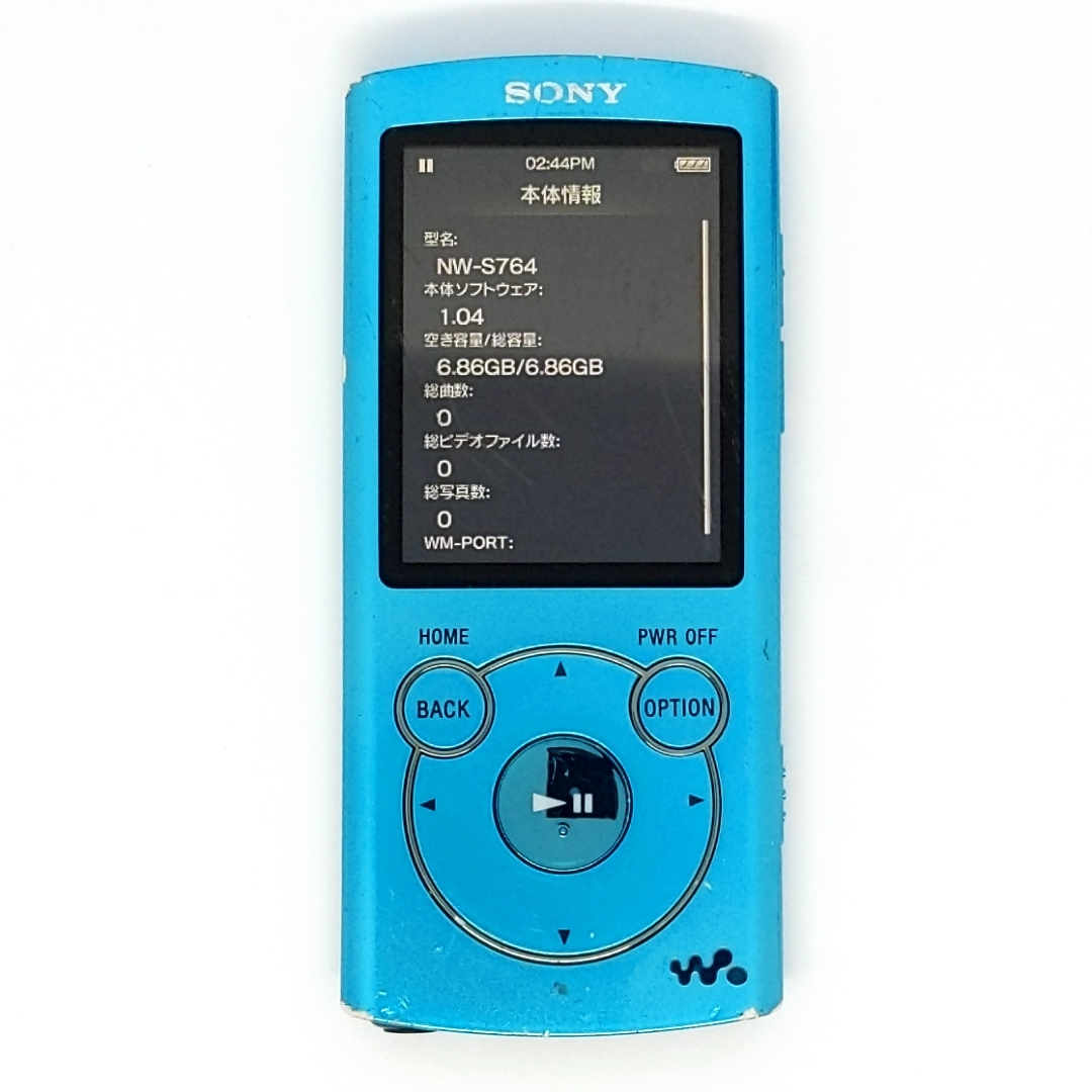 SONY ウォークマン NW-S764 ブルー 8GB ソニー デジタルMP3 SONY ウォークマン NW-S764 ブルー 8GB ソニー デジタルMP3