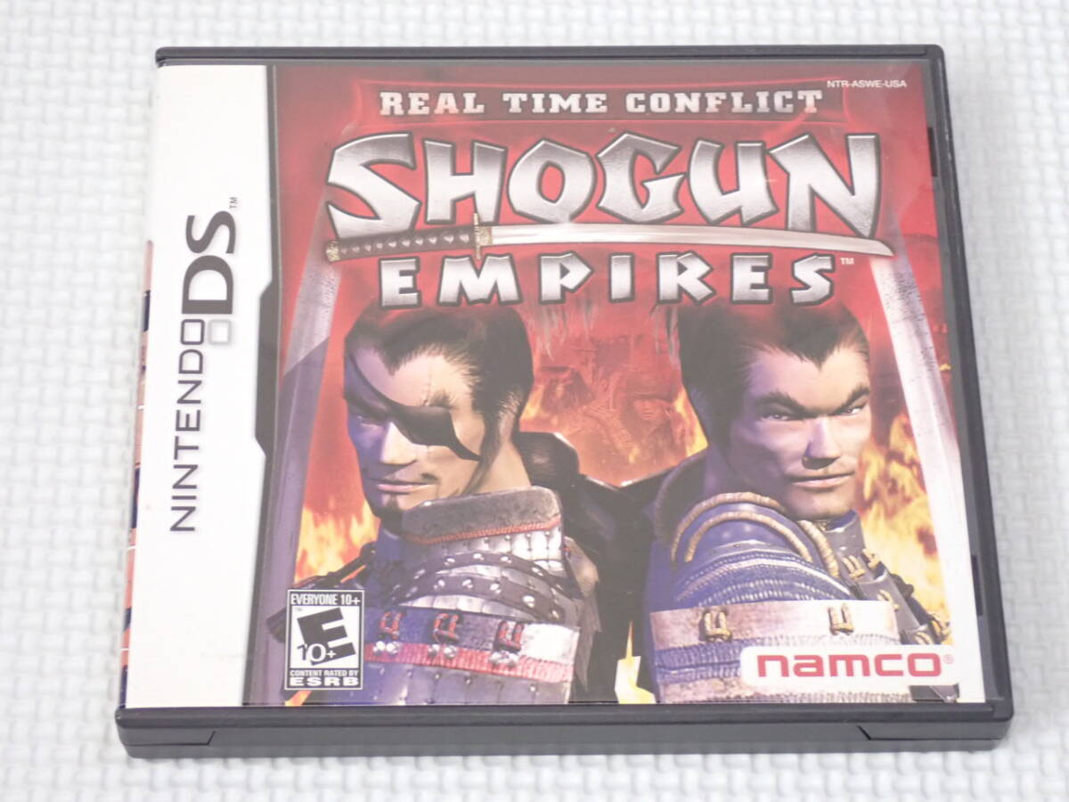 DS★REAL TIME CONFLICT SHOGUN EMPIRES 海外版 北米版★箱付・説明書付・ソフト付