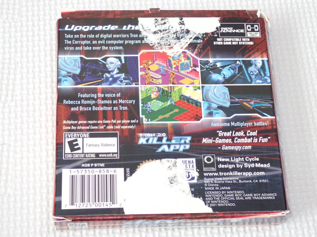 GBA☆TRON 2.0 KILLER APP 海外版 北米版 ポスター付 端子清掃済 GBA☆TRON 2.0 KILLER APP 海外版 北米版 ポスター付 端子清掃済