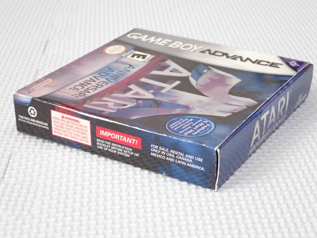 GBA☆ATARI ANNIVERSARY ADVANCE 海外版 北米版 端子清掃済☆箱 GBA☆ATARI ANNIVERSARY ADVANCE 海外版 北米版 端子清掃済☆箱
