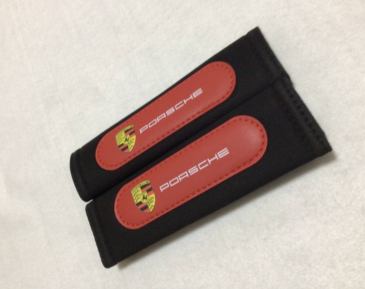 Porsche Porsche чёрная кожа цвет ремень безопасности накладка 10012