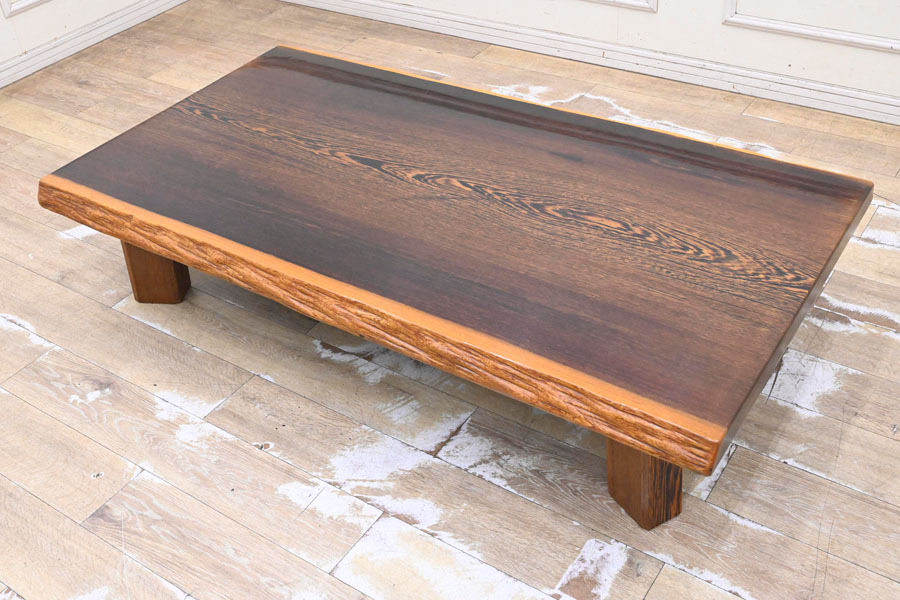 鉄刀木 一枚板座卓