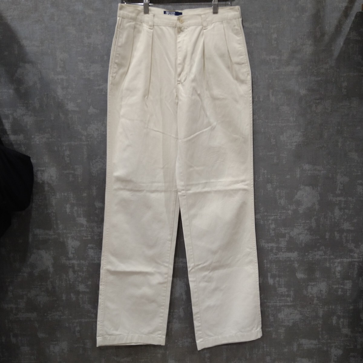 70s 80s ラルフローレン ツータック コットンパンツ W31 70s 80s ラルフローレン ツータック コットンパンツ W31