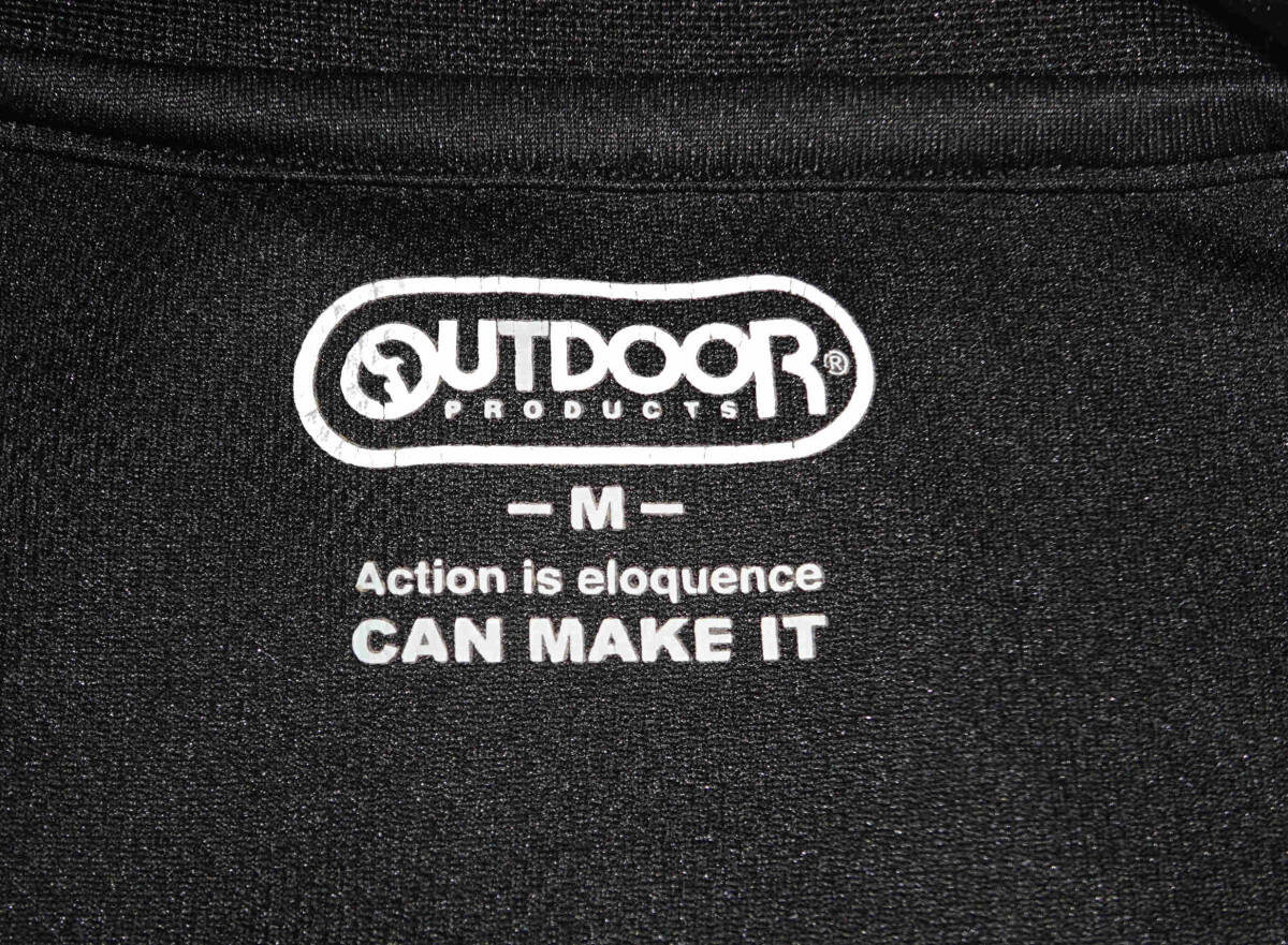 ●OUTDOOR PRODUCTS アウトドアプロダクツ / ロゴプリント・半袖Tシャツ・プラクティスシャツ・ブラック・サイズ:M / USED_画像5