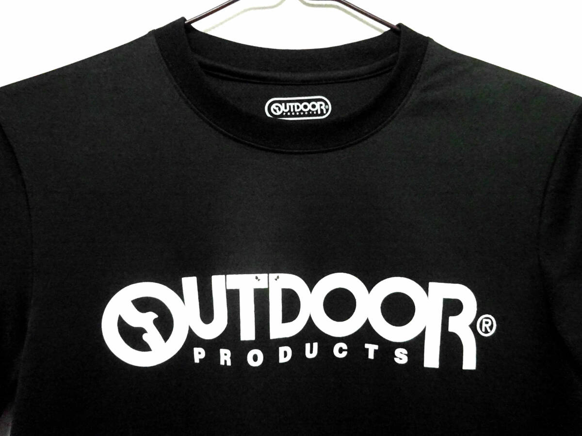 ●OUTDOOR PRODUCTS アウトドアプロダクツ / ロゴプリント・半袖Tシャツ・プラクティスシャツ・ブラック・サイズ:M / USED_画像3