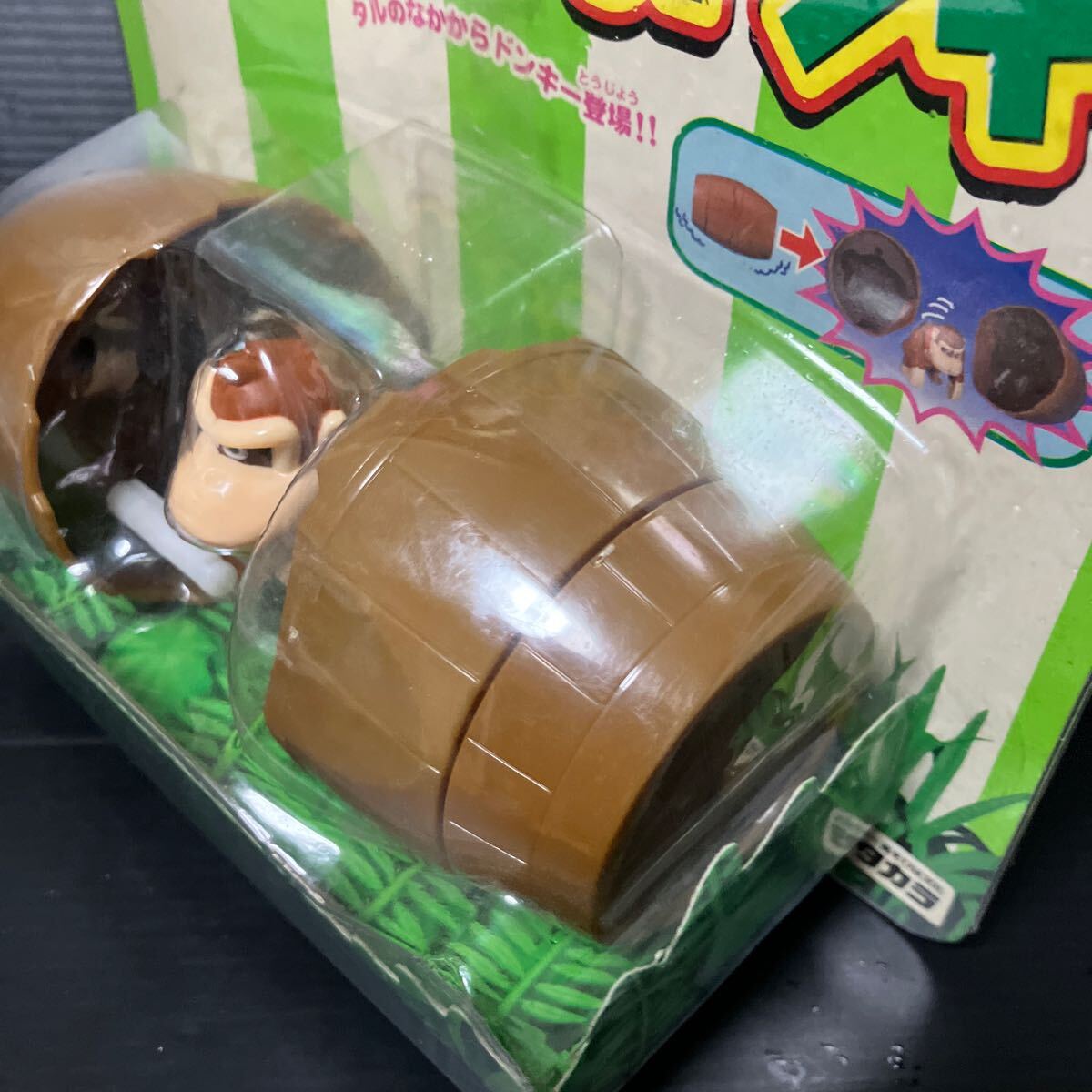 当時物 新品 タカラ 爆発バレル タルからドンキー デッドストック 平成レトロ Yahoo!オークション - 当時物 ドンキーコング・爆発バレル・タル