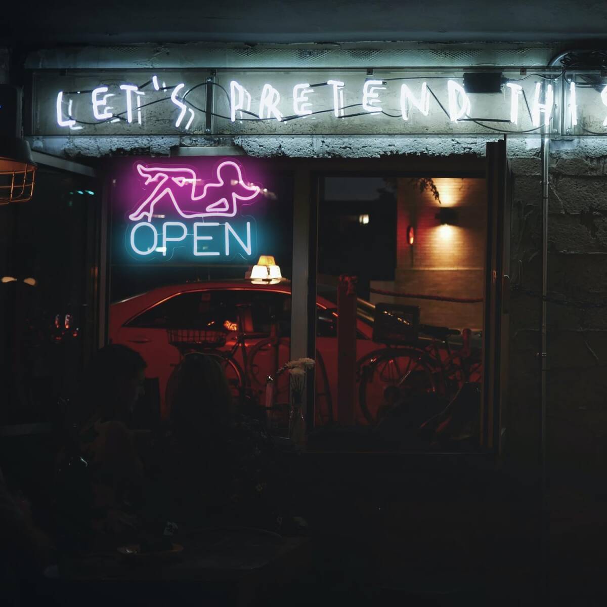 ネオンサイン バー オープンネオン 看板 バーLED ピンク ネオンサイン バー オープンネオン 看板 バーLED ピンク