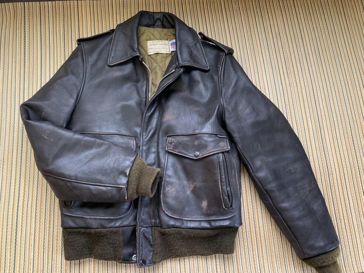 Schott フライトジャケット I S 674 M S 36 ショット 革ジャン Schott フライトジャケット I S 674 M S 36 ショット 革ジャン