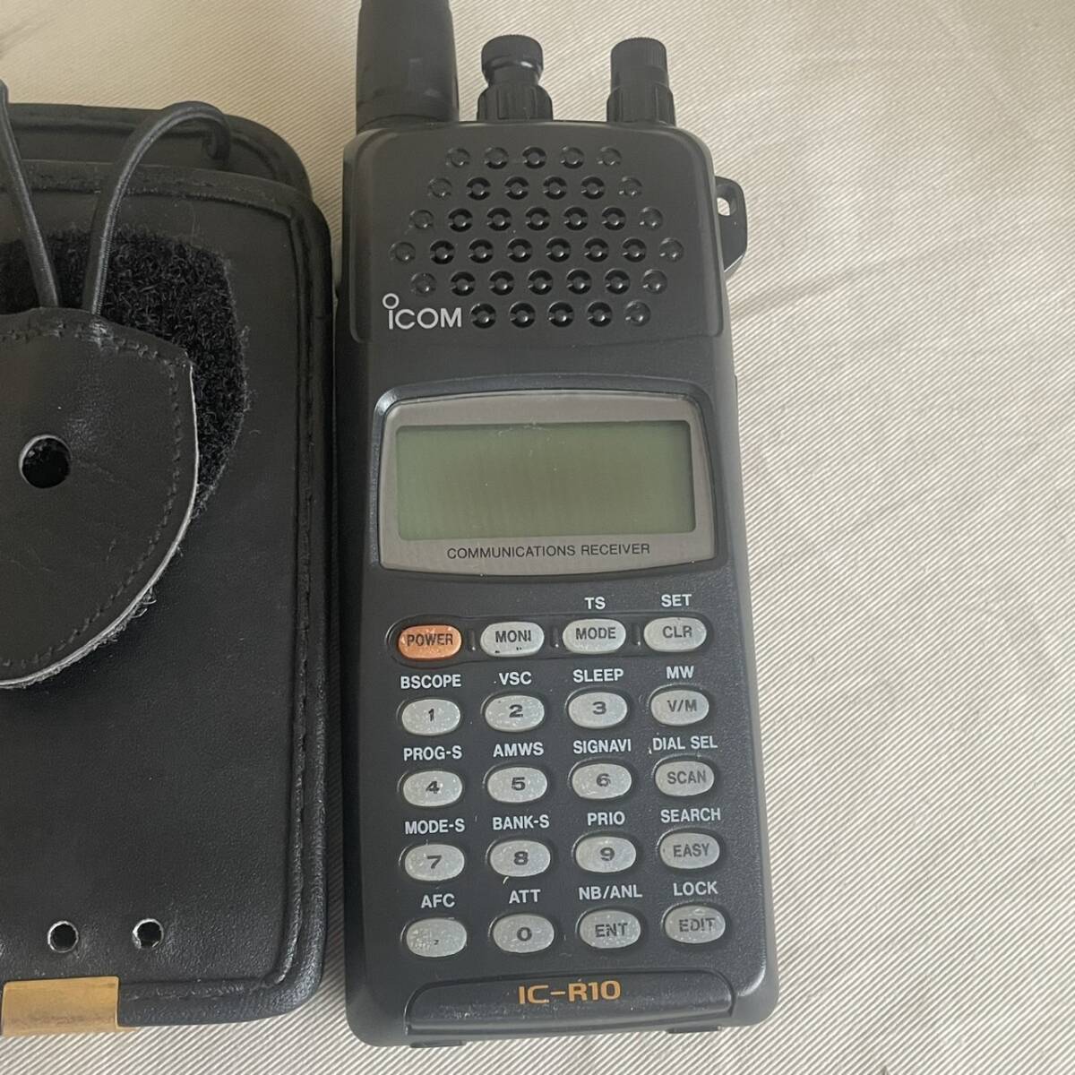 ICOM IC-R10 アイコム 受信機 動作OK icom IC-R10 受信機 ケース付き COMMUNICATIONS RECEIVER