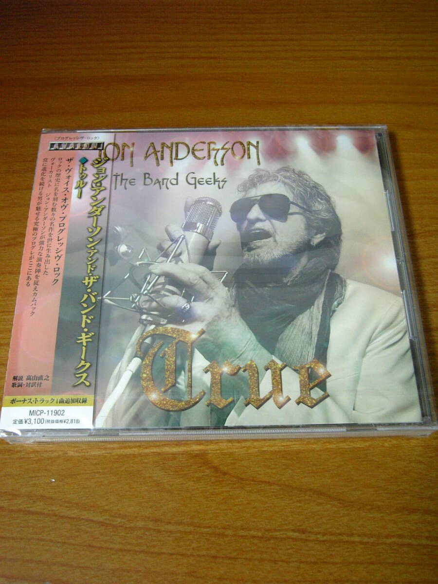 ◆新譜 JON ANDERSON & THE BAND GEEKS/TRUE◆Yes イエス ジョン・アンダーソン&ザ・バンド・ギークス 新作美品◆