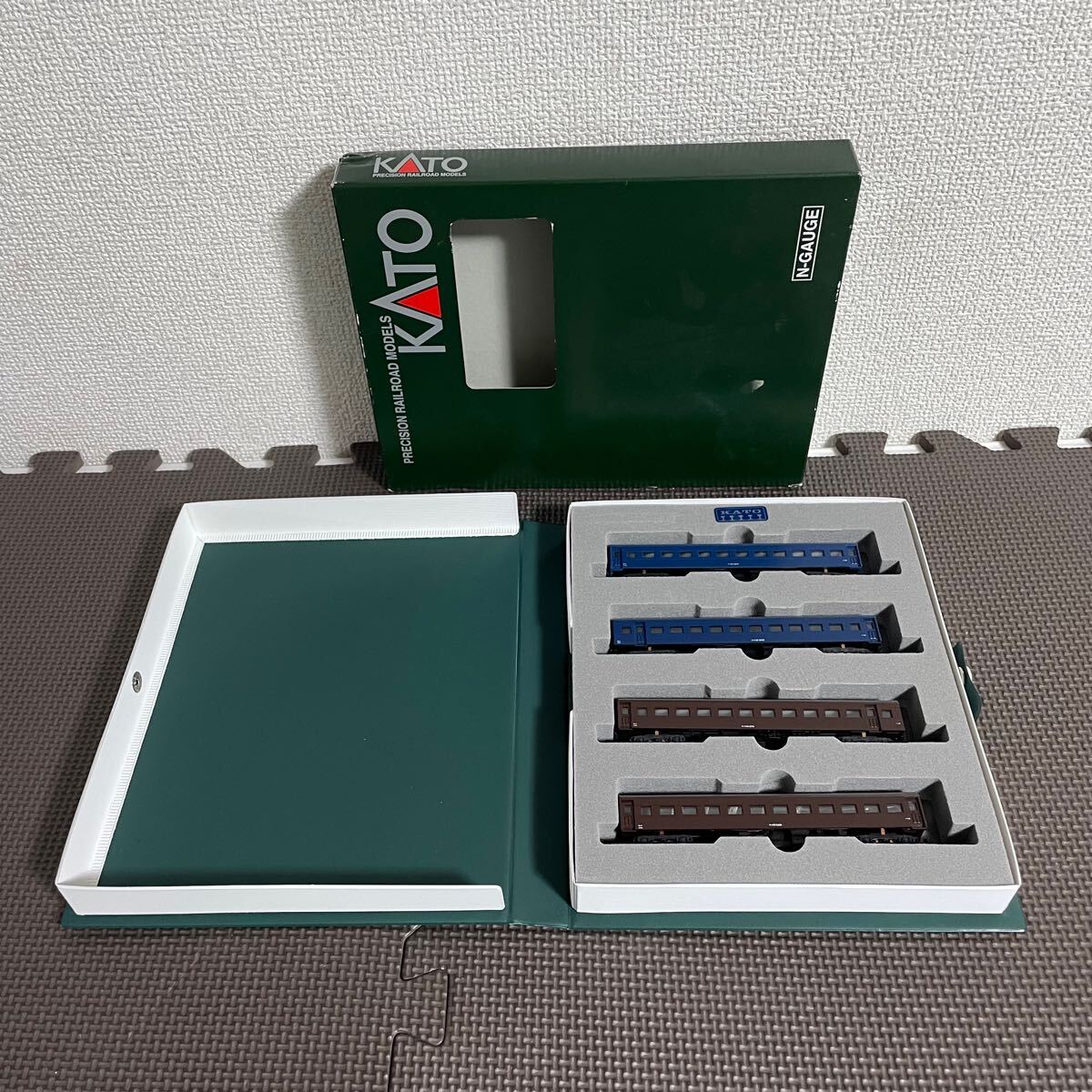 Nゲージ KATO カトー 旧客 4両セット まとめ スハ43 スハフ42 ケース付き 鉄道模型 国鉄 客車