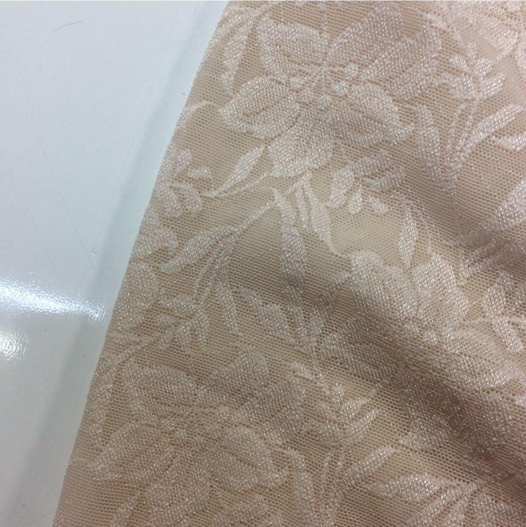 [M461] 日本制補正ガードル☆【70☆ベージュ】パワーネット☆チュールレース