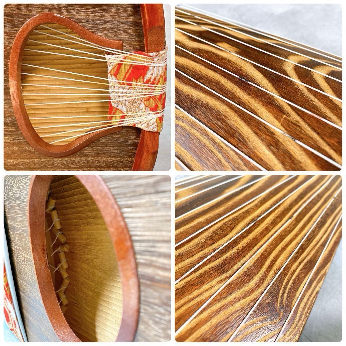 Z881 琴 十三弦 お箏 金蒔絵 譜面台付き 高級 鶴 和楽器 和楽器 Z881 琴 十三弦 お箏 金蒔絵 譜面台付き 高級 鶴 和楽器 和楽器