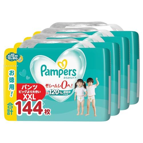 【パンツ ビッグより大きいサイズ】パンパース オムツ さらさらケア (15~28kg) 144枚(36枚×4パック) [ケース品]_画像1