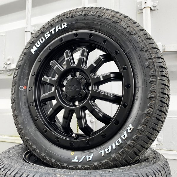  original vehicle height possible! 14 -inch 4.5j 155/65R14 new goods tire wheel set 4ps.@MUDSTAR radial Hijet Truck jumbo cargo off-road 