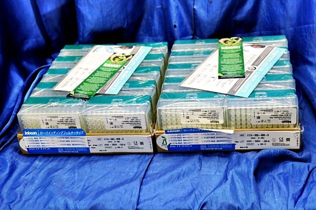未使用/ 96本入×10個×2パック/ labcon 1174-965 ローバインディングフィルターチップ 54503Y