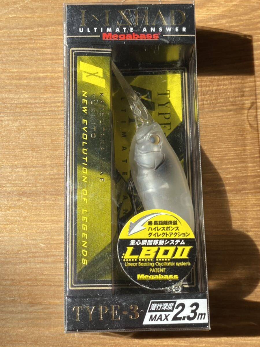 Megabass メガバス I×I SHAD アイバイシャッド Type 3 シークレットドライアイス