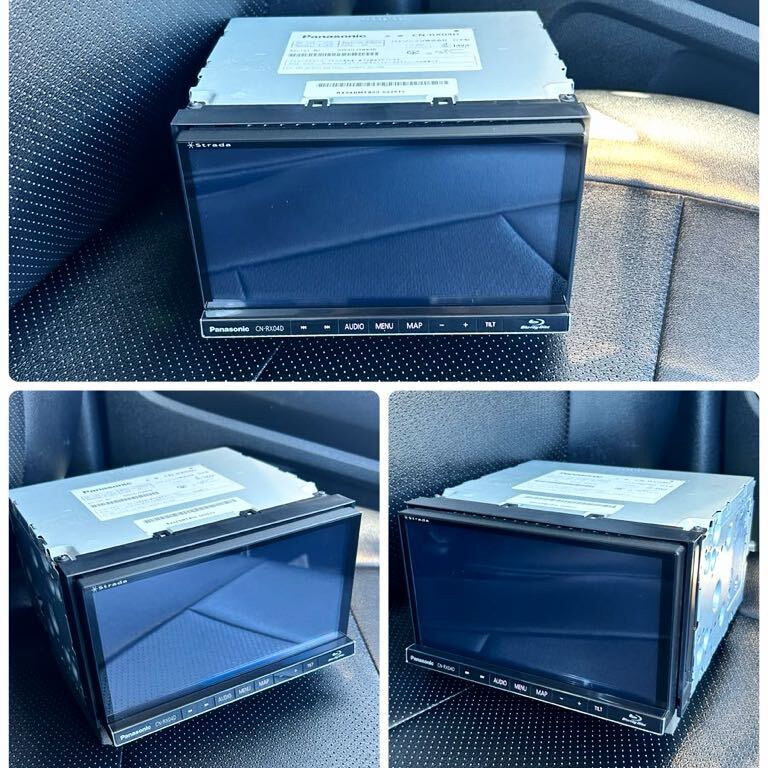 美品 Panasonic ストラーダ CN-RX04D Blu-ray搭載 2024年地図 美品 Panasonic ストラーダ CN-RX04D Blu-ray搭載 2024年地図