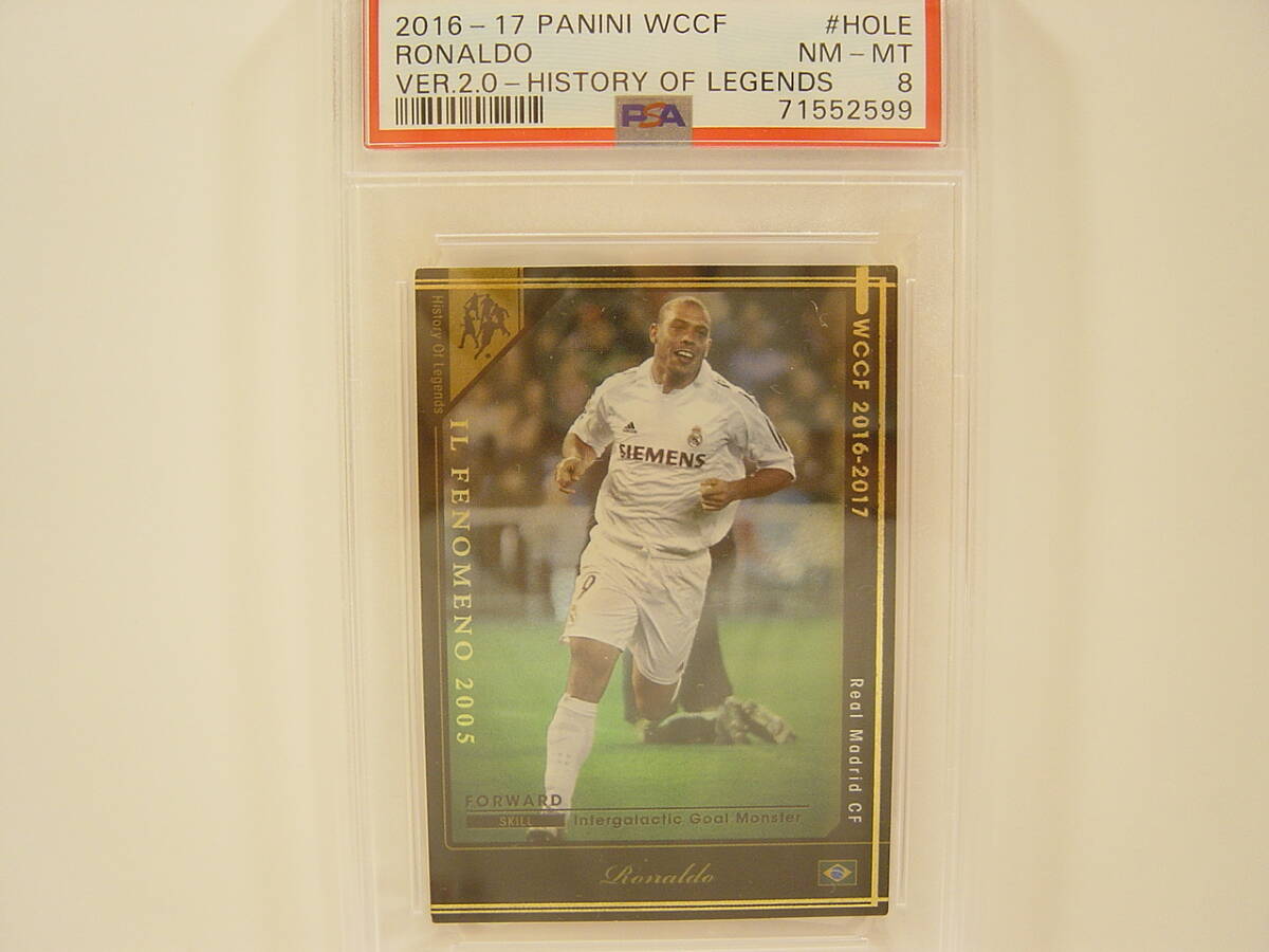 PSA鑑定済 Panini WCCF 2016-2017 HOLE ロナウド RONALDO Luis PSA鑑定済 Panini WCCF 2016-2017 HOLE ロナウド RONALDO Luis