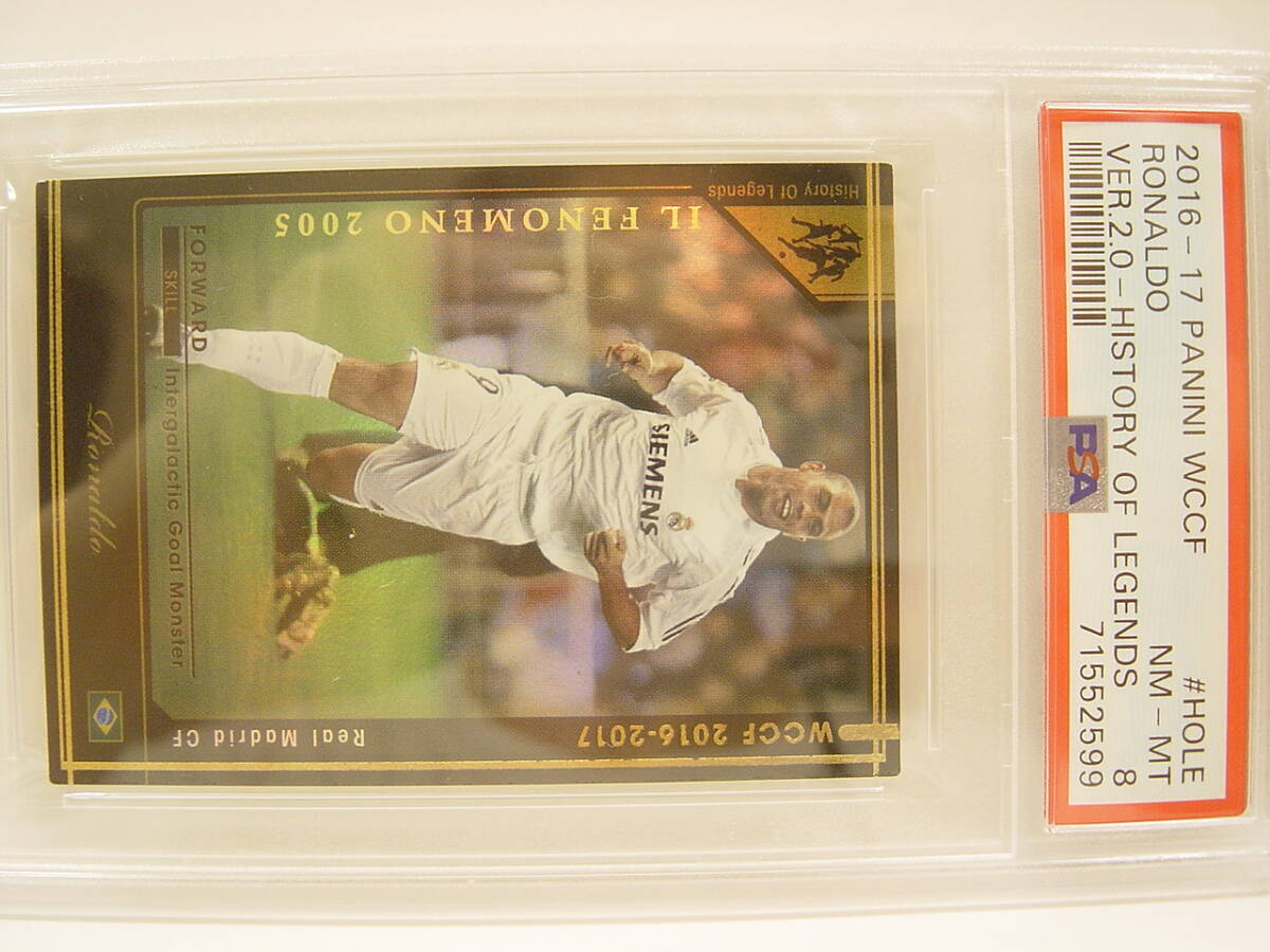PSA鑑定済 Panini WCCF 2016-2017 HOLE ロナウド RONALDO Luis PSA鑑定済 Panini WCCF 2016-2017 HOLE ロナウド RONALDO Luis