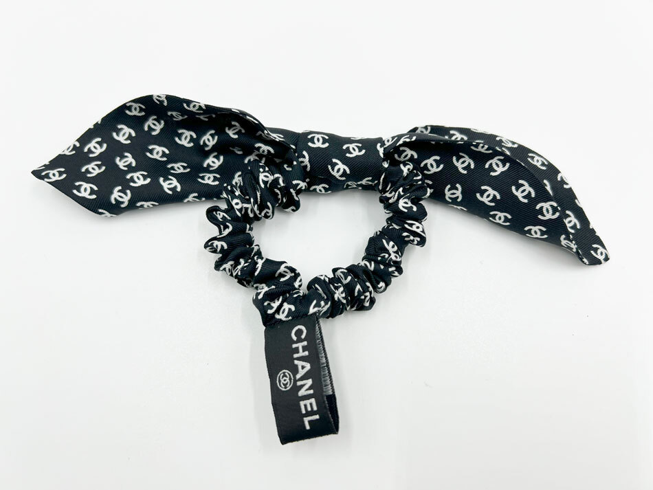【素敵なアクセント♡】CHANEL シュシュ Yahoo!オークション - CHANEL シャネル シュシュ ヘア
