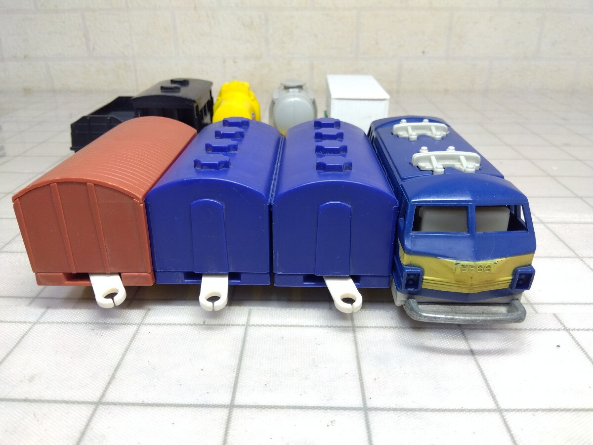 327 プラレール 前スイッチ EF66 貨車まとめて トミー TOMY 旧 327 プラレール 前スイッチ EF66 貨車まとめて トミー TOMY 旧