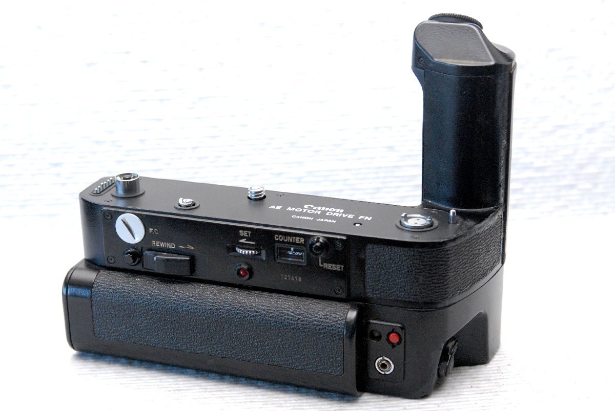 Canon キャノン純正 高級一眼レフカメラNEW F-1専用 高級モータードライブ FN 希少な作動品