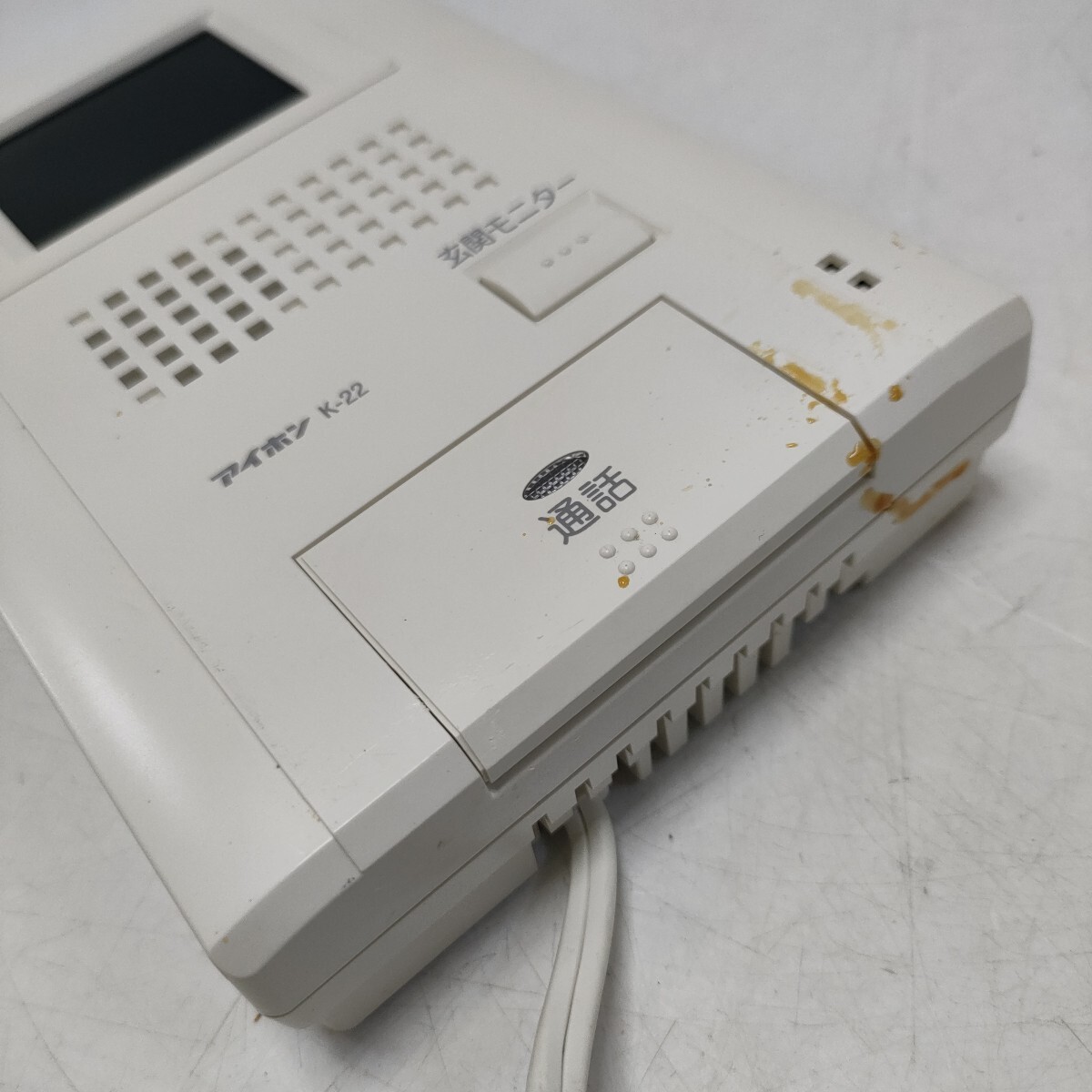 管理943 アイホン ドアホン インターホン モニター 親機 K-22 管理943 アイホン ドアホン インターホン モニター 親機 K-22