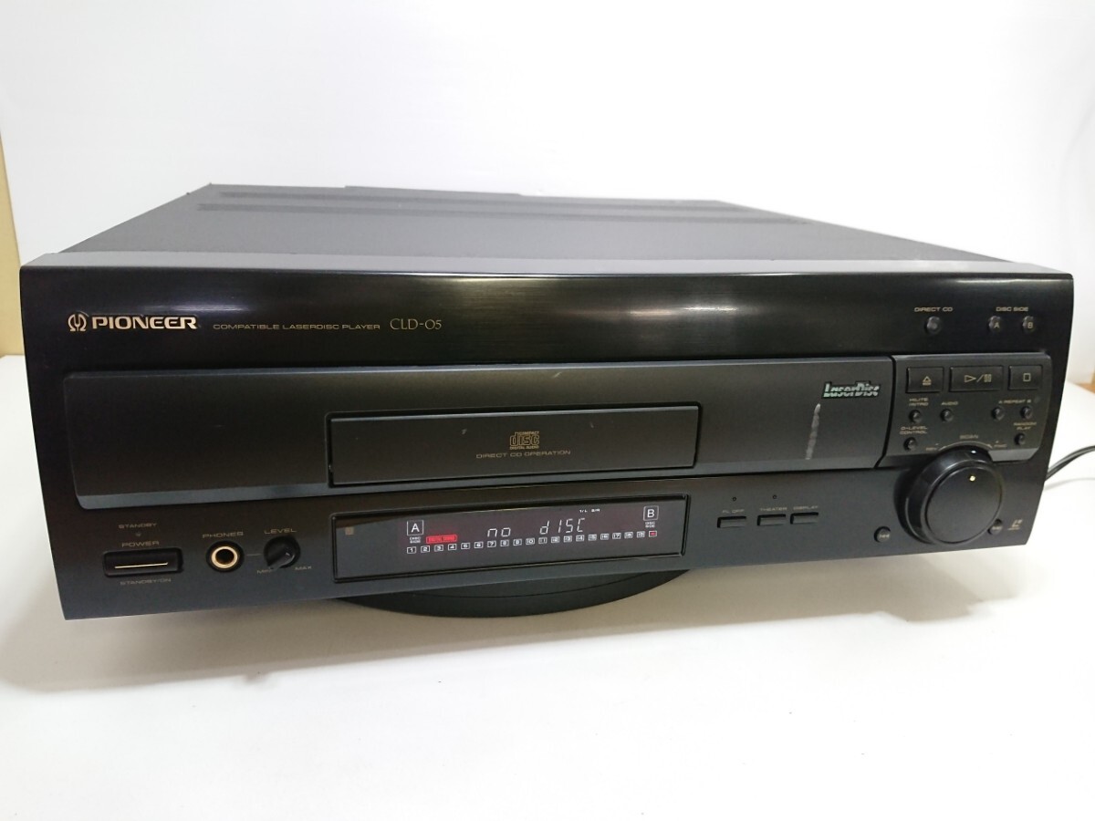 管理1330 PIONEER パイオニア レーザーディスクプレーヤー CLD-05 通電確認済み ジャンク