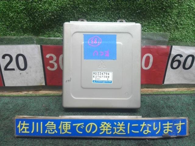 三菱 ランサー GSR EVO4 エボ4 CN9A エンジンコンピューター ECU MD334794 E2T67380 不具合無し 現状販売 中古