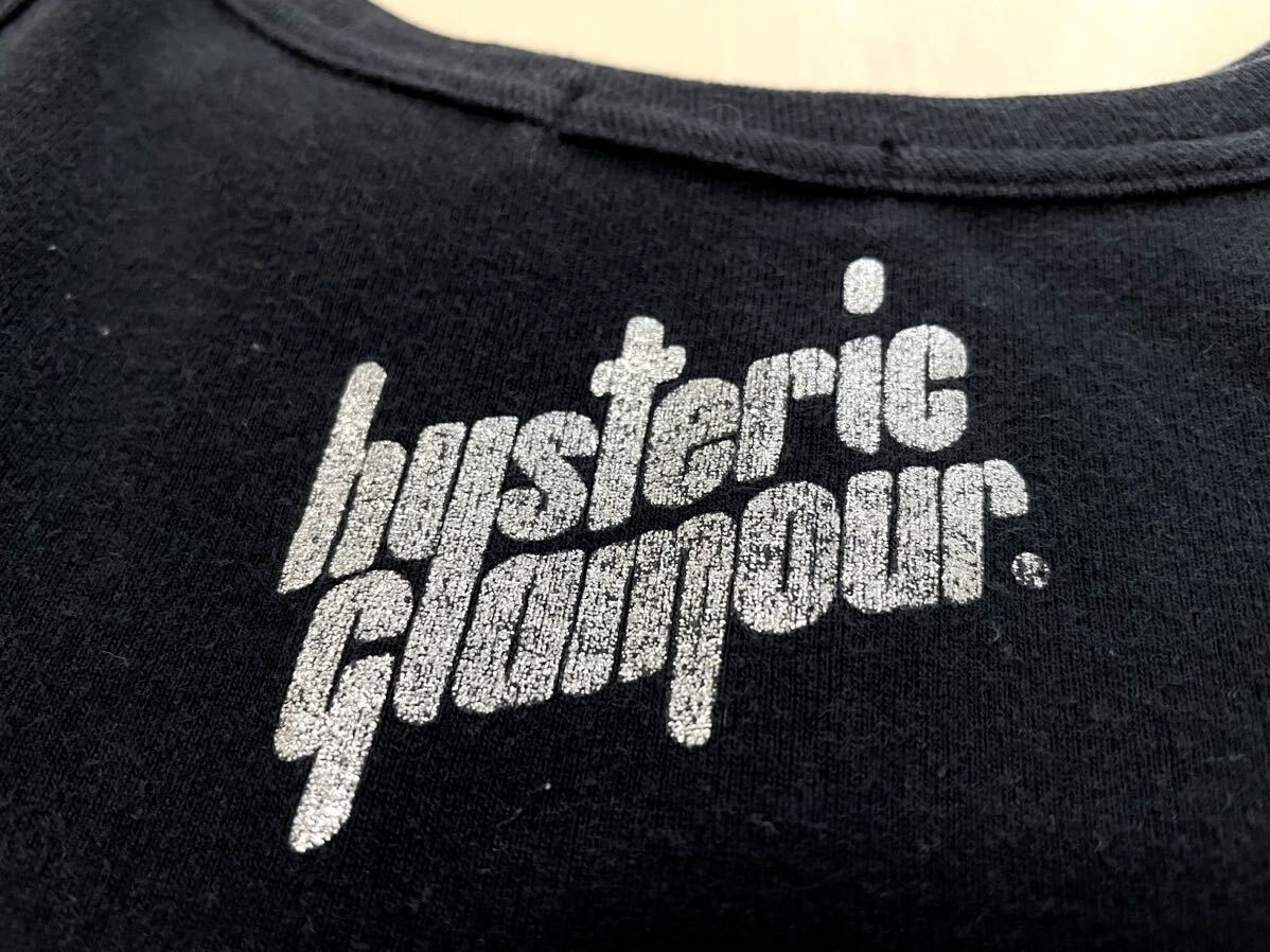 80s 90s 初期　HYSTERIC GLAMOUR ヒステリックグラマー ロゴ サーフィン ガール 星 人気　レア 希少　ヴィンテージ　キャミソール　NO35890