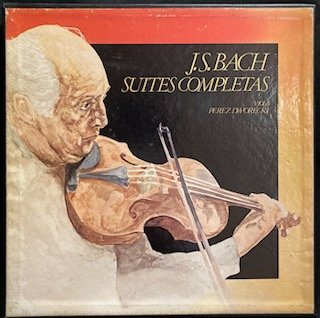 LP 　PEREZ DWORECKI(VIOLA)　J.S.BACH:SUITES COMPLETAS BWV1007-1012 無伴奏チェロ組曲ヴィオラ編曲版 08790327