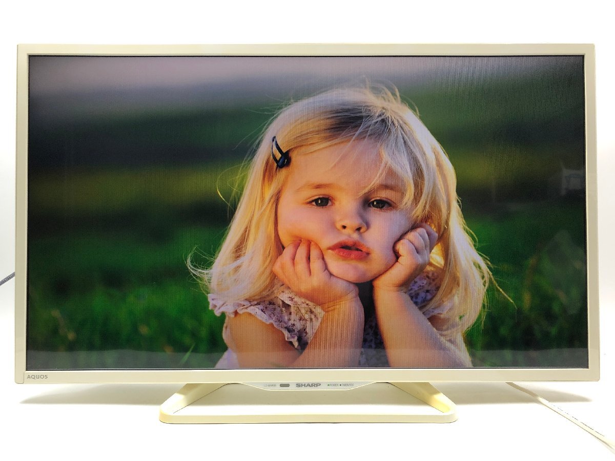 シャープ SHARP アクオス AQUOS 液晶テレビ 32型 直下型LEDバックライト 外付けHDD対応 ハイビジョン 画面分割 LC-32W35 Y09088MA