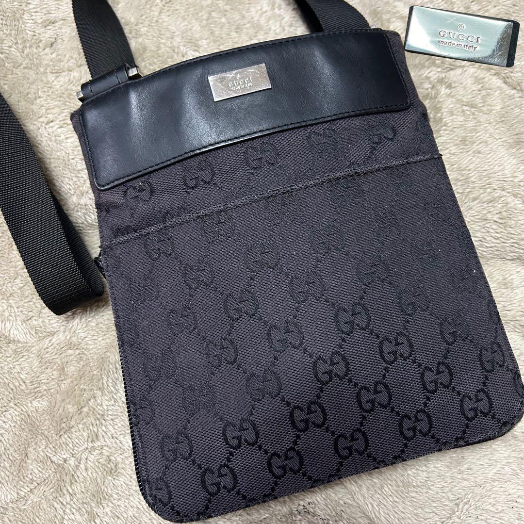 1円【極美品】GUCCI グッチ サコッシュ ショルダーバッグ 肩がけ 1円【極美品】GUCCI グッチ サコッシュ ショルダーバッグ 肩がけ
